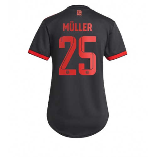 Fotbalové Dres Bayern Munich Thomas Muller #25 Dámské Alternativní 2022-23 Krátký Rukáv